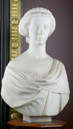 Baroness von Hugel, 1853 (marble)