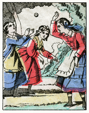 Hand tennis, c.1880 (print)