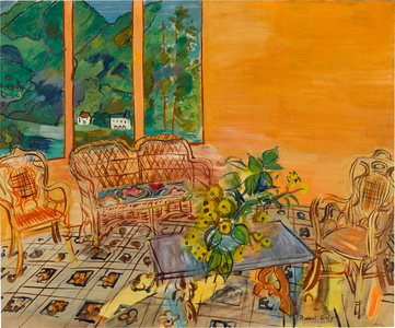 Interior, Vernet les bains, 1943 (oil on canvas)