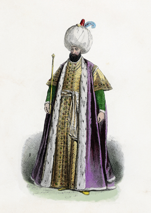 Selim II or Salim II. Ottoman Sultan, engraving, ... (engraving)