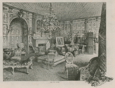 The Gilt Room, Holland House (engraving)
