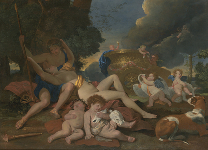 Venus and Adonis, c.1628-29 (oil on canvas)