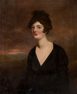 Portrait of Hester McNeill (oil on canvas, unframed)