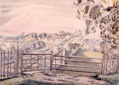 Drawing at Oxenbridge, 1922 (w/c on paper)