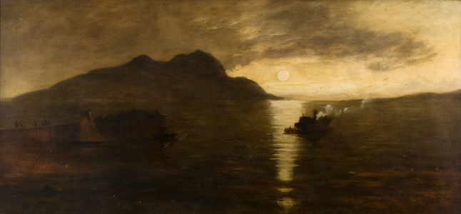 Holy Isle, Arran, 1873 (oil on canvas)