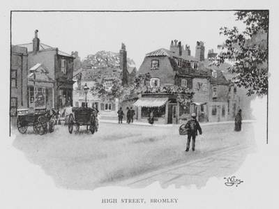 High Street, Bromley (litho)