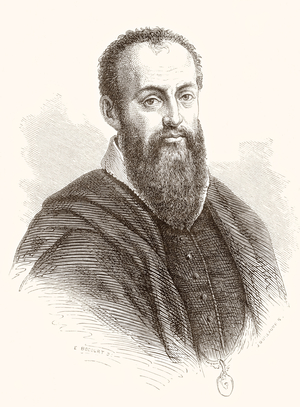 Giorgio Vasari, 1511 -1574.  Italian artist, writer, historian and architect.  pub.1976 (litho)