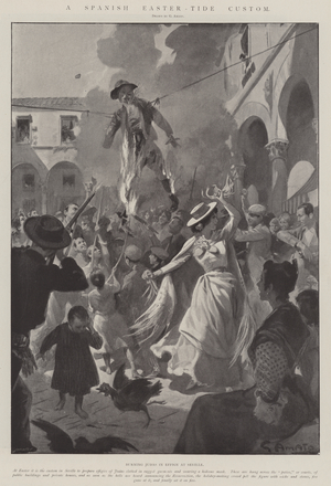 A Spanish Easter-Tide Custom (litho)
