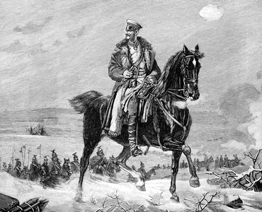 Military people in the Franco-Prussian War 1870 - 1871, 1882 (engraving)