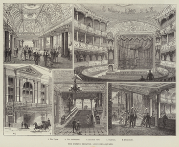 The Empire Theatre, Leicester-Square (engraving)