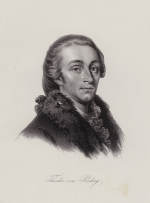 Theodor von Reding, Swiss-born Spanish general (engraving)