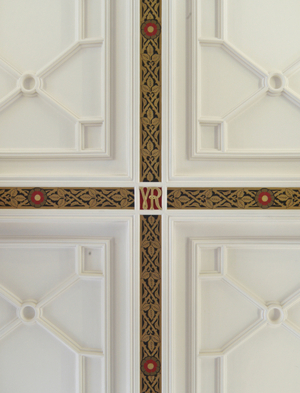 Detail of Natural History Museum ceiling