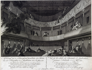 Fire destroys the Stadsschouwburg (Municipal Theatre) of Amsterdam