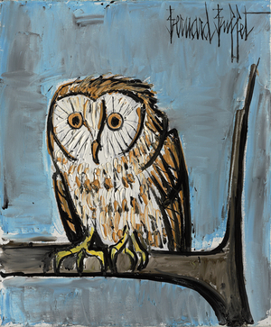 Owl; Chouette, 1995 (oil on canvas)