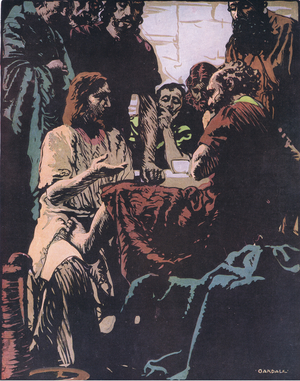 The obligations of service and sacrifice, Bibbys Annual, 1916-1917 (colour litho)