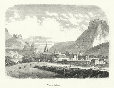 Vue de Salins (engraving)