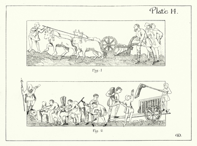 Saxon Farming (litho)