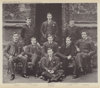 Exeter College Torpid, 1893 (b/w photo)