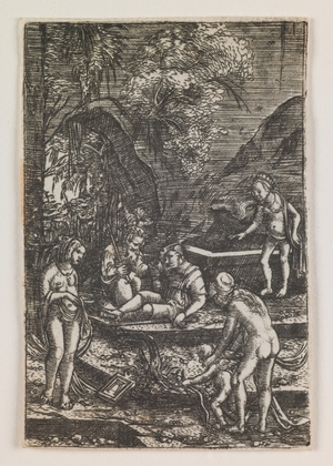 The Judgment of Paris, 1515-18 (engraving)