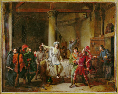 Jeanne d'Arc prisonniere a Rouen - Joan of Arc imprisoned in Rouen … (painting on canvas)