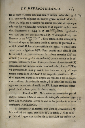 Fluid dynamics calculations. 1779  (engraving)
