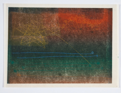 Untitled, 1945 (monoprint on cream Japan paper)