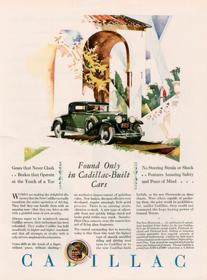 Cadillac Magazine, advert, USA, 1920s