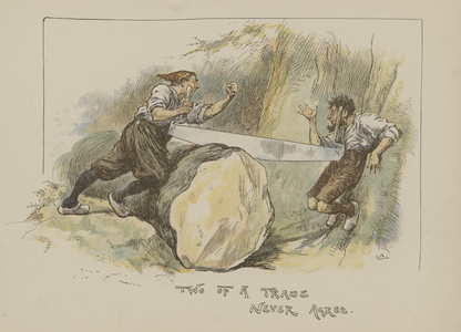 Two Of A Trade Never Agree (colour litho)
