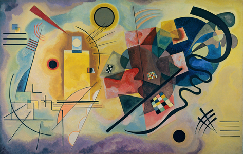 Yellow, Red, Blue, 1925 (oil on canvas)