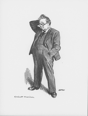 Herbert Morrison (litho)