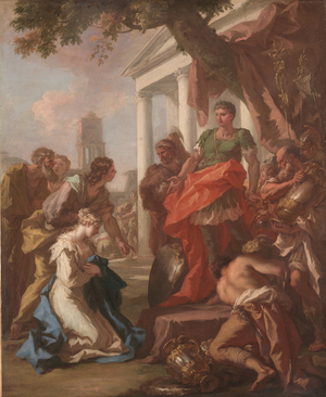 The Continence of Scipio, c.1710 (oil on canvas)
