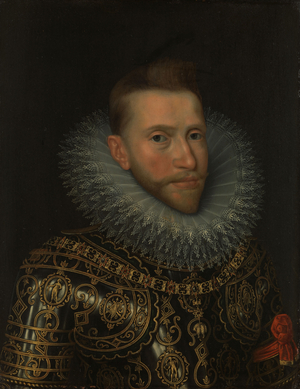 Portrait of Archduke Albert of Austria, c.1600 (oil on copper)