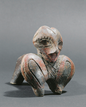 Four-legged creature with human head (terracotta)