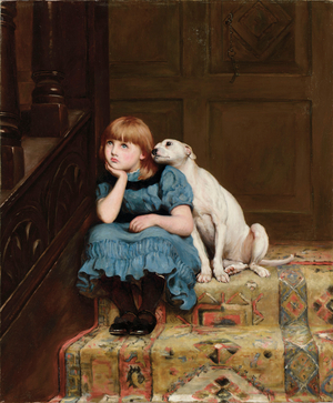 Sympathy (oil on canvas)