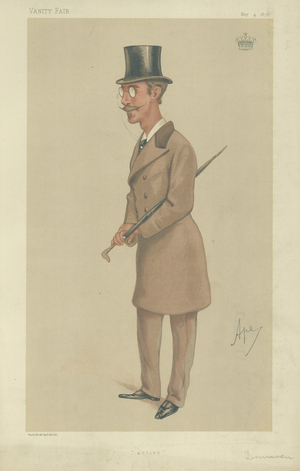 The Earl of Dunraven and Mount-Earl (colour litho)