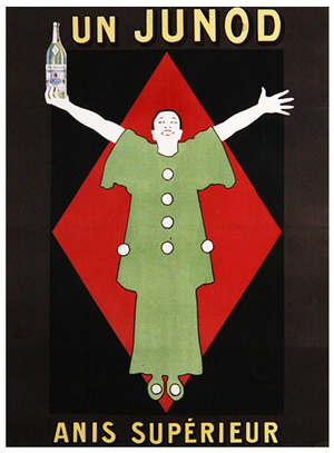 Un Junod, 1923 (colour litho)