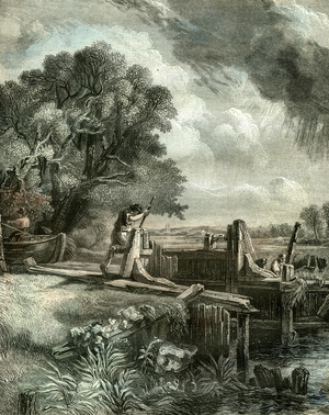 Flood Gates Sluice UK 1848
