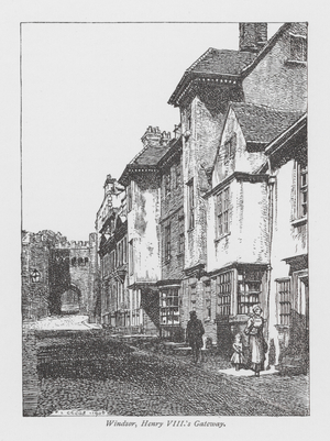 Windsor, Henry VIII' s Gateway (litho)