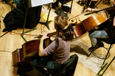 Double bass players Section