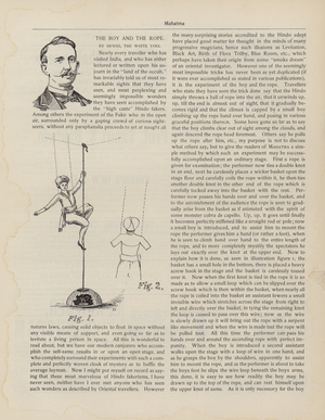The Boy And The Rope, Hewes, The White Yogi (litho)