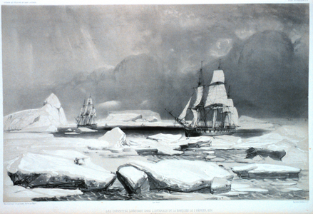 Antarctic exploration ship 1838
