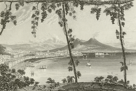 Naples, from the West (engraving)