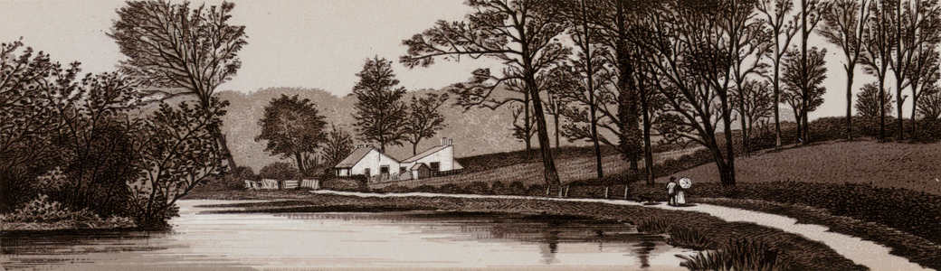 Molly Wards on the Lagan (litho)