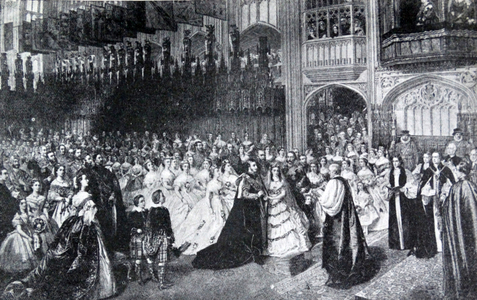 Marriage of Prince of Wales (later King Edward VII) to Princess Alexandra 1868
