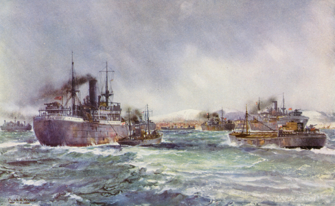 Convoy assembling (colour litho)