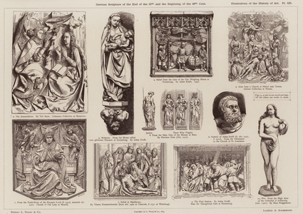 German Sculpture of the End of the 15th and Beginning of the 16th Centuries (engraving)