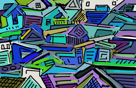 Abstract housing 101, 2007 (computer graphics)