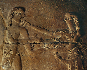 Two warriors fighting