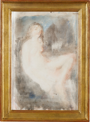 Seated Nude, c.1910-15 (w/c on paper)