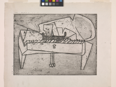 Polymorphic Pianos (etching)